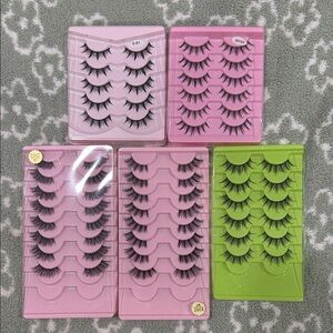 Anime/manga and voluminous lashes set